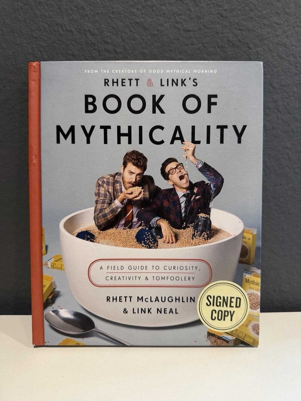 Autographed SIGNED by Rhett and Link's Book of Mythicality